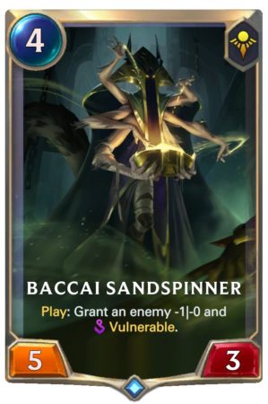 Bacci Sandspinner (LoR Card)