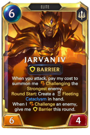 Jarvan IV Level 2 (LoR reveal)