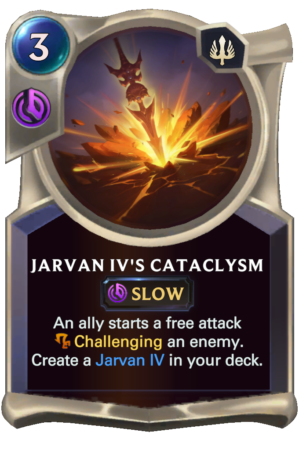 Jarvan's Catacylsm (LoR reveal)