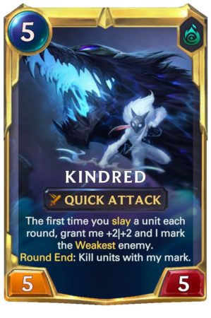 Kindred level 2 (LoR Card)