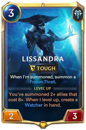 Lissandra level 1 (LoR Card)