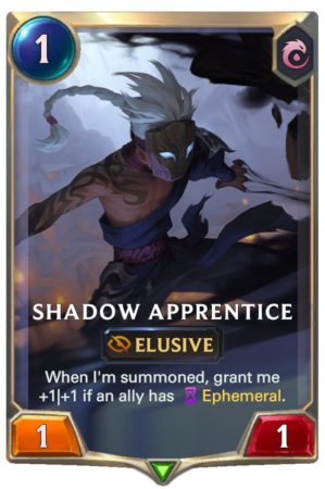 Shadow Apprentice (LoR Card)