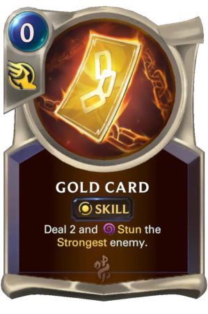 Gold Card (LoR Card)