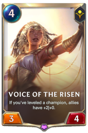 Voice of the Risen (LoR Card)