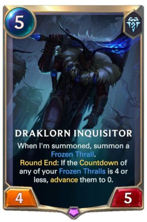 Draklorn Inquisitor (LoR Card)