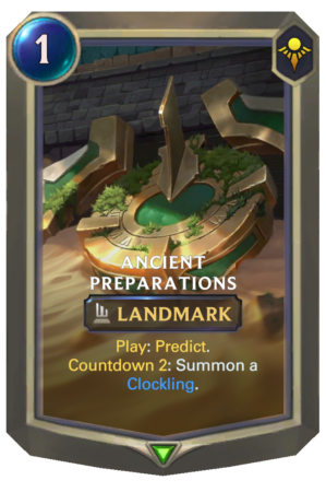 Ancient Preparations (LoR reveal)