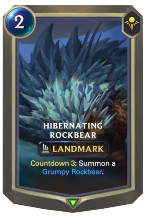 Hibernating Rockbear (LoR Card)