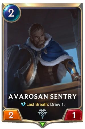 Avarosan Sentry (LoR Card)