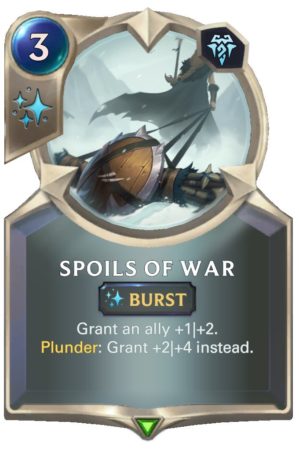 Spoils of War (LoR Card)