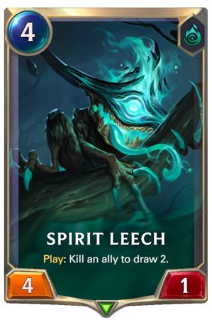 Spirit Leech (LoR Card)