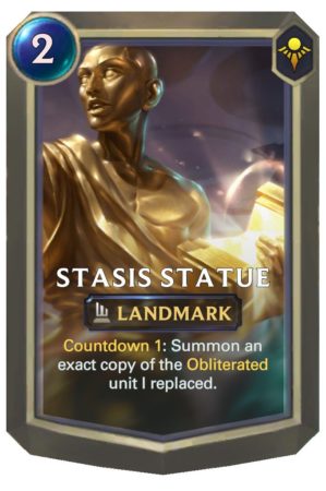 Stasis Statue (LoR Card)