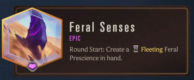 Feral Senses (Lab of Legends)