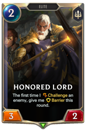 Honored Lord (LoR reveal)