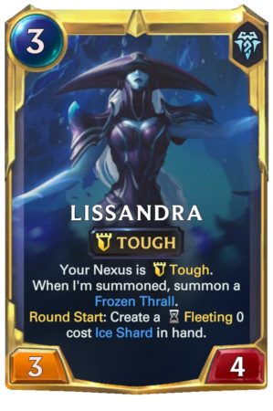 Lissandra level 2 (LoR Card)