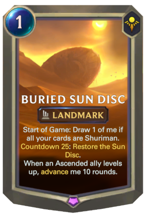 Buried Sun Disc (LoR Card)