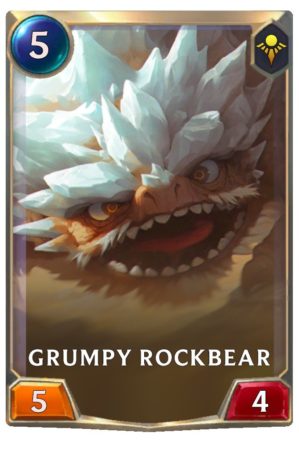 Grump Rockbear (LoR Card)