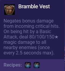 TFT Bramble Vest