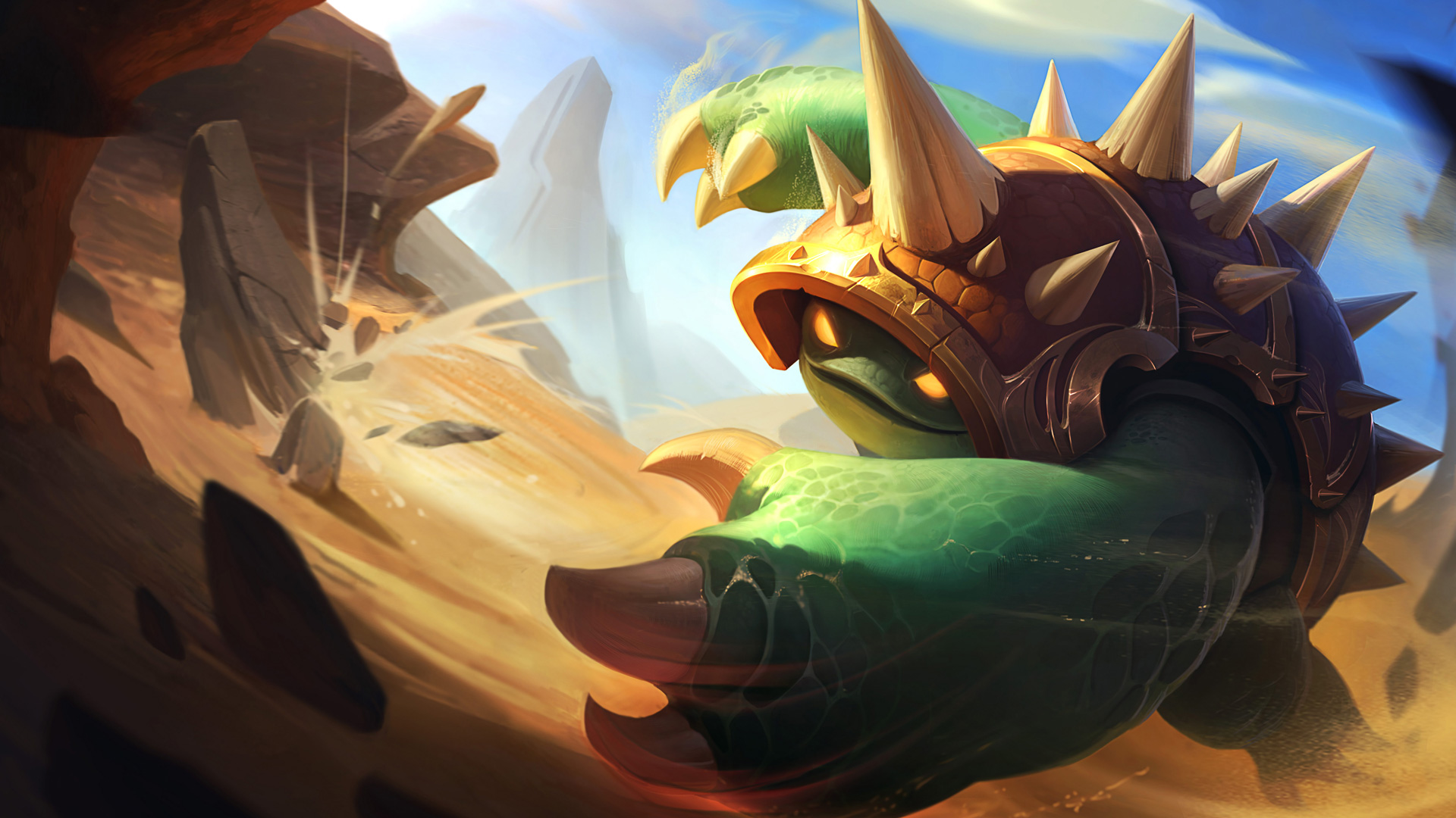 Rammus (WIld Rift Splash Art)