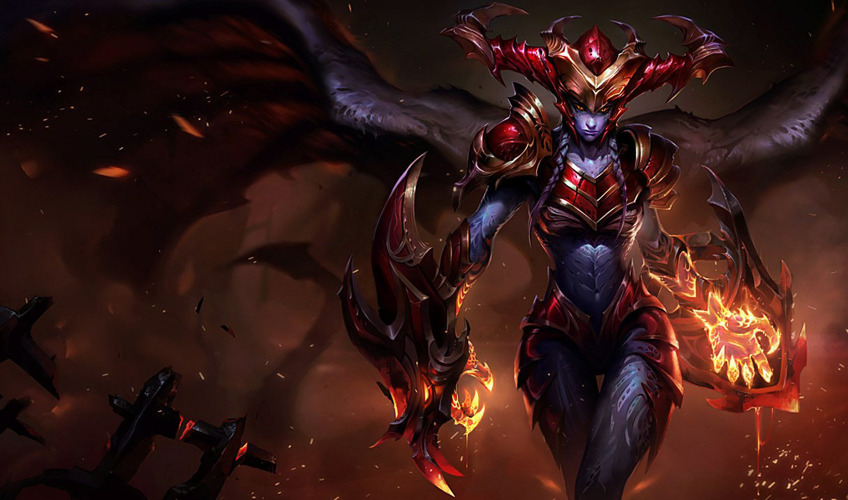 Shyvana (WIld Rift Splash Art)