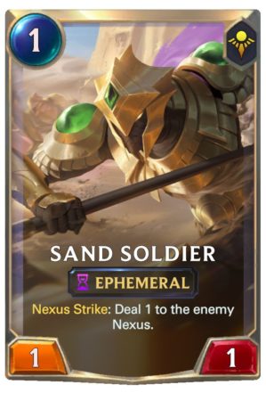 Sand Soldier (LoR Card)