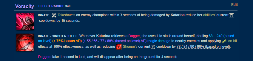 Katarina Passive