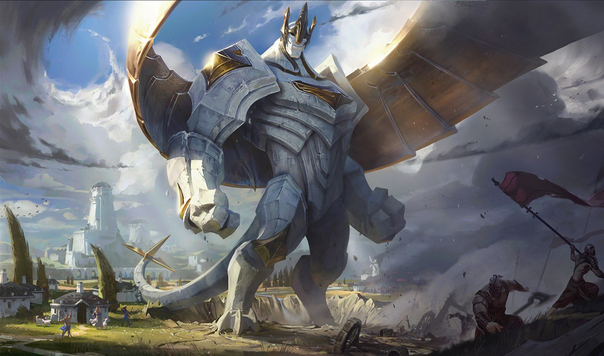 Galio Original splash (LoL)