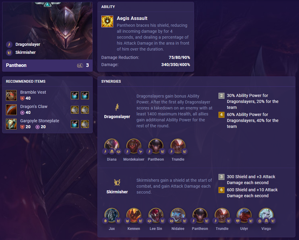 TFT Set 5 Pantheon