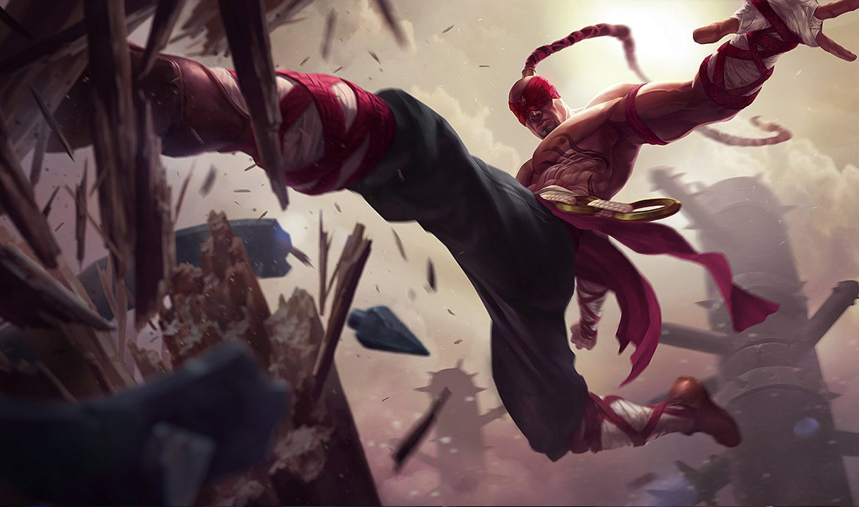 Lee Sin (WIld Rift Splash Art)