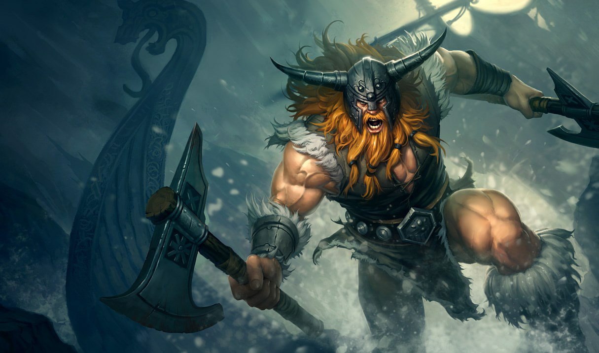 Olaf (WIld Rift Splash Art)