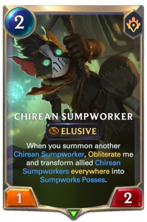 Chirean Slumpworker (LoR Card)