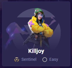 Killjoy Easy Obtížnost karta
