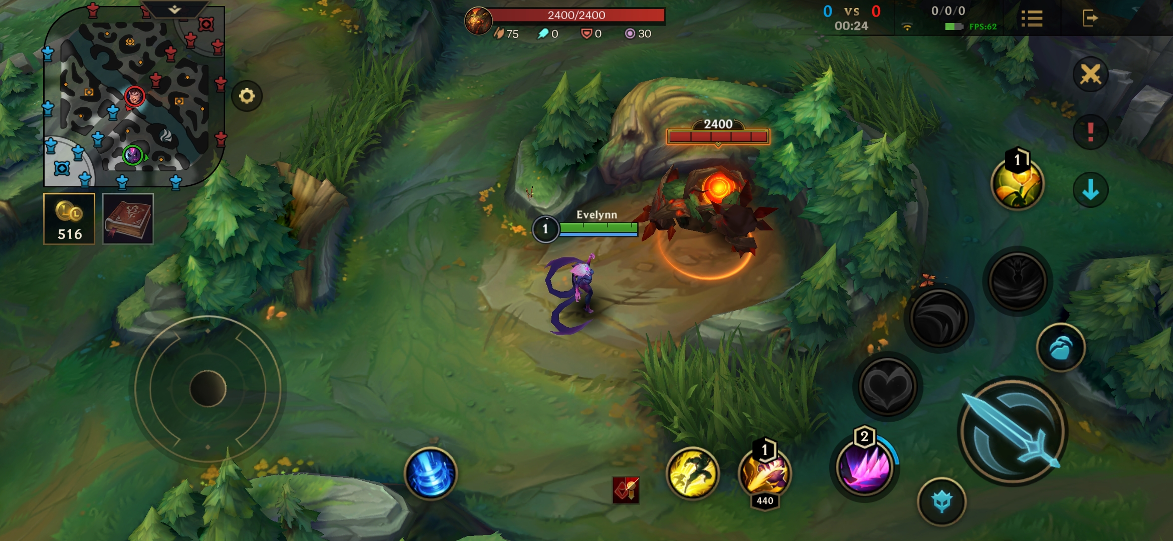 Evelynn Red Buff Wild Rift