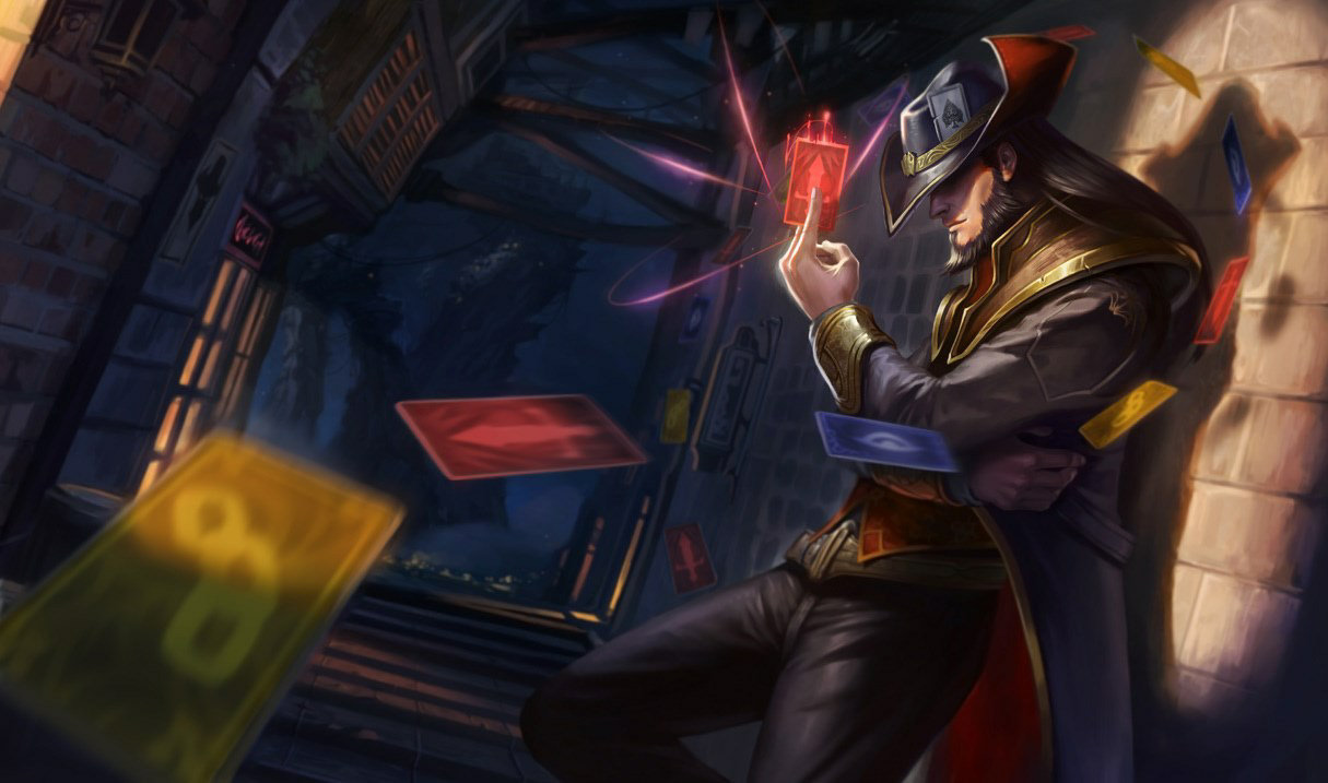 Twisted Fate (WIld Rift Splash Art)