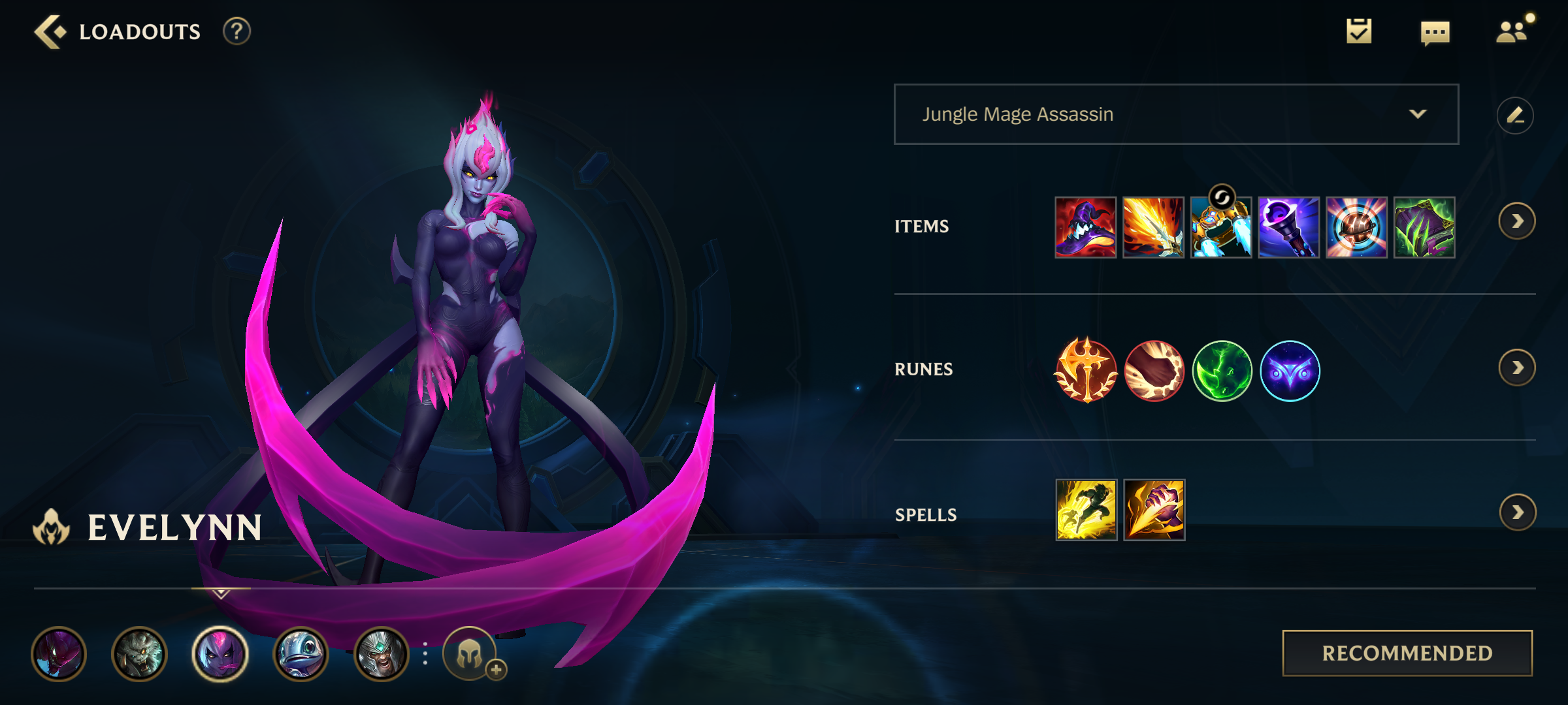 Evelynn Build Wild Rift