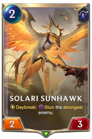 Solari Sunhawk (LoR reveal)