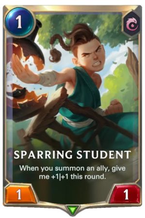 Sparring Student (LoR Card)