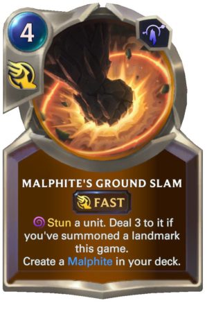 Malphite's Ground Slam (LoR reveal)