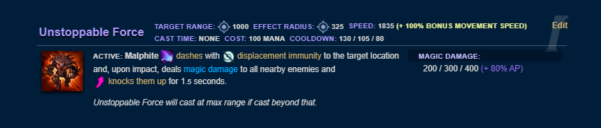 Malphite R lol wiki