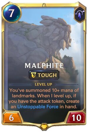 Malphite level 1 (LoR Card)