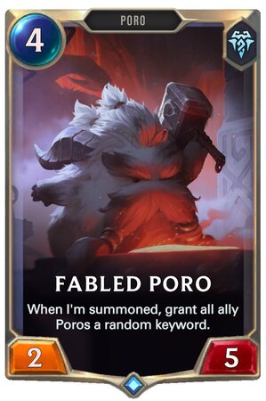 Fabled Poro (LoR Card)