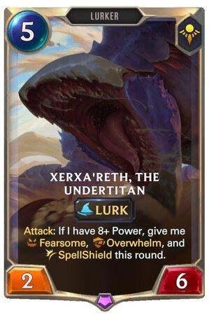 Xerxa'reth, the Undertitan (LoR Card)