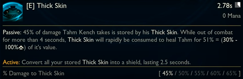 Runes tahm kench Tahm Kench