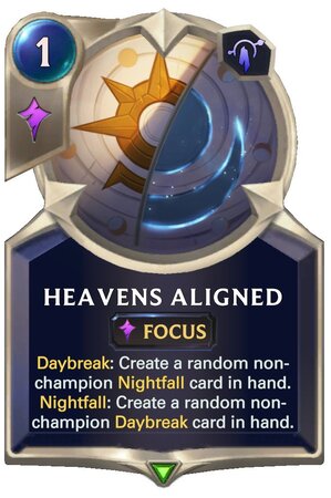 Heavens Aligned (LoR Card)