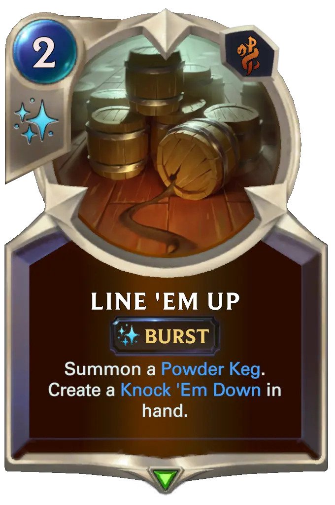 Line Em' Up (LoR card)