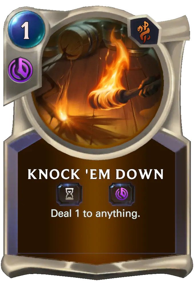 Knock Em' Down (LoR card)