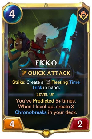 Ekko level 1 (LoR Card)