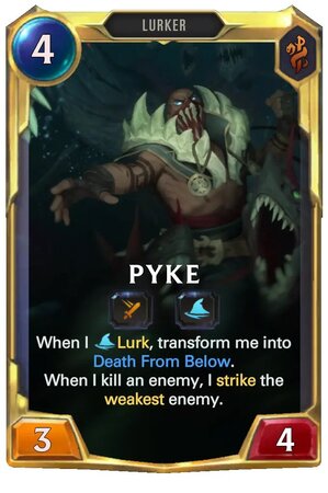 Pyke level 2 (LoR Card)