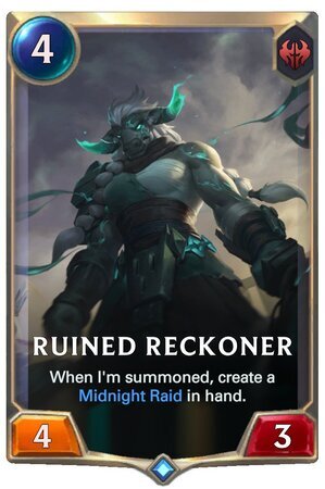 Ruined Reckoner (LoR Card)