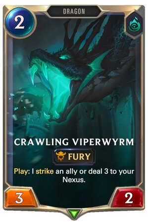 Crawling Viperwyrm (LoR Card)