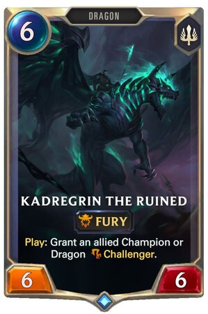 Kadregrin The Ruined (LoR Card)